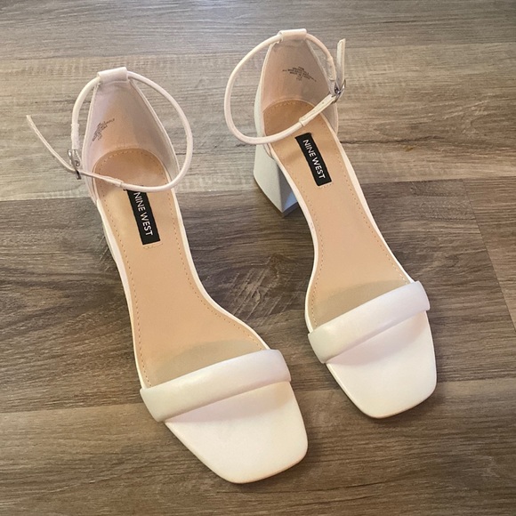 Nine West | Shoes | Gretal Ankle Strap Block Heel Sandals | Poshmark